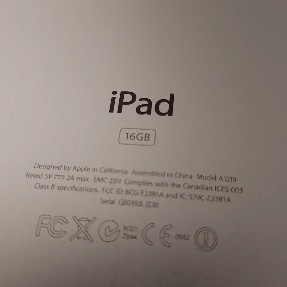Apple iPad Silver